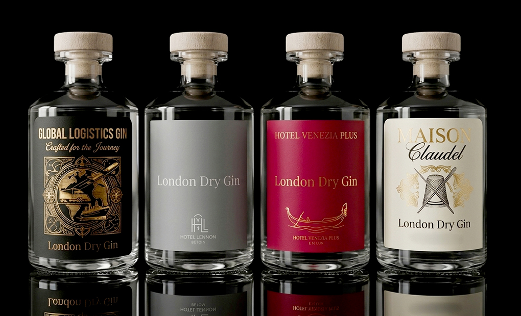 Bottiglie gin personalizzate
